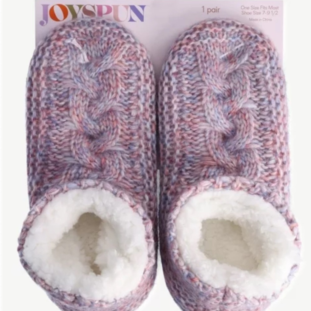 Stay cute and cozy in this Women's Slipper Sock Booties from Joyspun